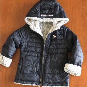Abercrombie Reversible Coat - So warm and cute!